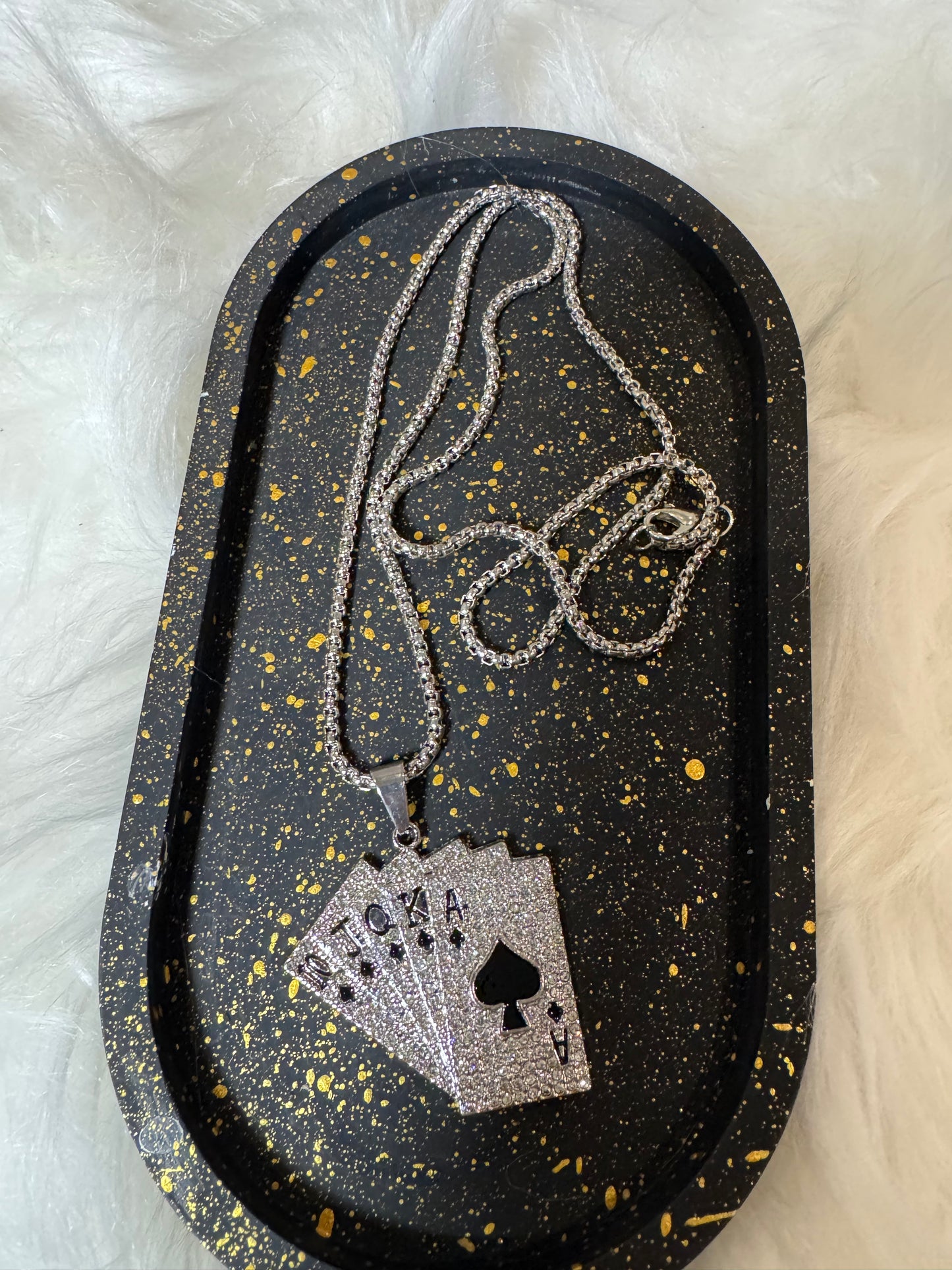 Playing cards pendant