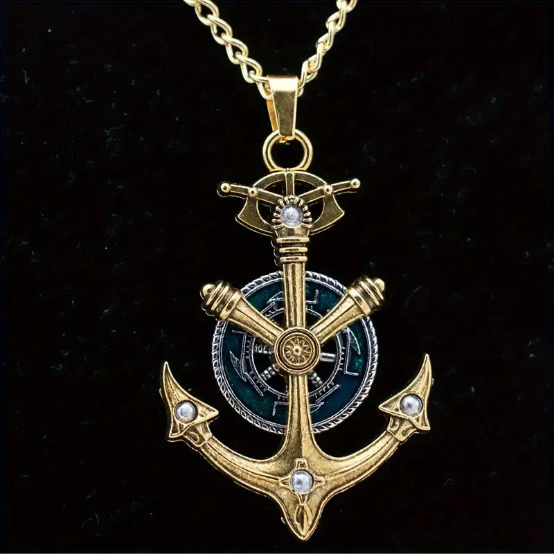 Vintage Naval Pirate Anchor Chain For Men